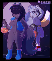 Nila as Sally Acorn and Akio as Tails