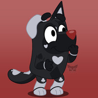 Bluey YCH - [Blackjack]