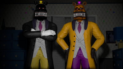 Nightmare and Nightmare Fredbear cosplay #2 by suenta-deathgod -- Fur  Affinity [dot] net