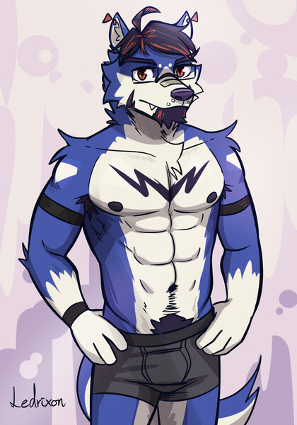 Mr.Wolf (Underwear) by Shinobiya -- Fur Affinity [dot] net