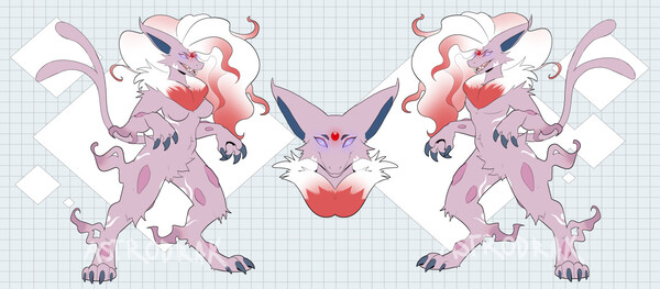 Mega Banette X Delphox Fusion Adopt !! Closed !! by 64raptors -- Fur  Affinity [dot] net