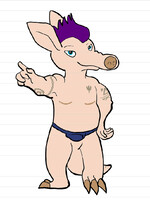 SFW Mario the Aardvark