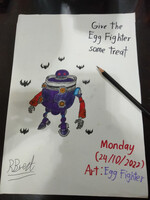 Give the Egg Fighter some treat