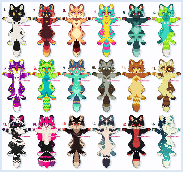 7/9) Nihilego Adopts Batch OPEN by CZ-Adopts -- Fur Affinity [dot] net