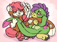 theropawed colored sketch