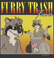 Furry Trash Forever 90's Style T-Shirt