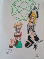 Rebecca and Mai prisoners