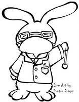 Psychiatrist Bun Coloring Page Free2Use