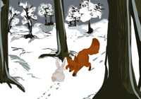 Fox in The Snow