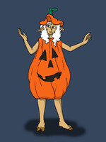 Bonnie & Co: Corinne Halloween Pinup