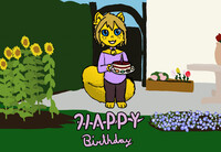 Zazu - Birthday in the garden