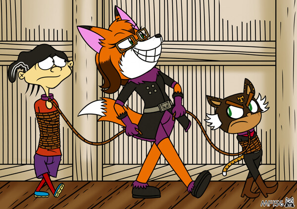 Walking with the Boys by MangaFox156 -- Fur Affinity [dot] net