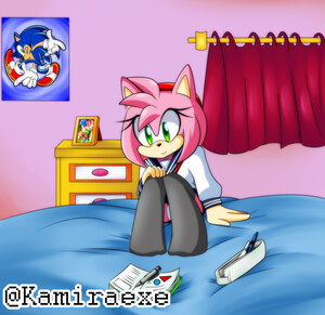 StH Sonic-Amy-Shadow-Silver Remake by kamira-exe -- Fur Affinity