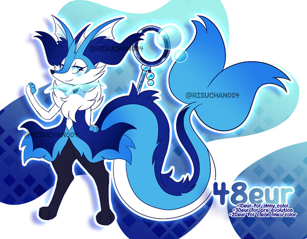 Braixen x Zekrom Fusion ADOPT - CLOSED by risuchan004 -- Fur Affinity [dot]  net