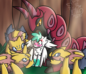 Reshiram x Zekrom x Kyruem [Commission] by Whitesnowpaw -- Fur Affinity  [dot] net