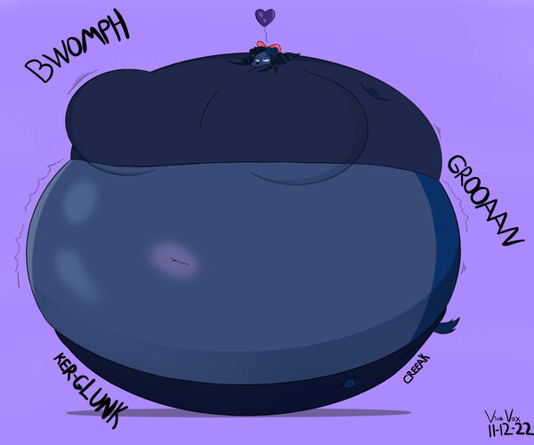 Willow became a blueberry by Piggy_fan_556677 -- Fur Affinity [dot