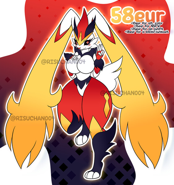 Mega Banette X Delphox Fusion Adopt !! Closed !! by 64raptors -- Fur  Affinity [dot] net