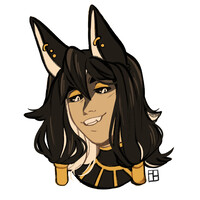 Anubis Sketch Portrait