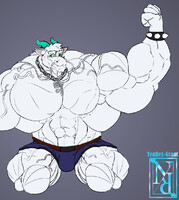 YCH - buffwhitedragon - SFW underwear