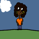 Black anime girl