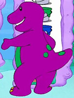 Another view of Barney's butt