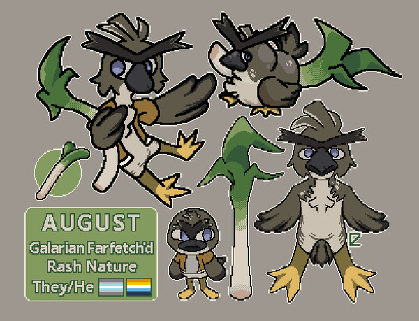 Galarian Farfetch'd by GemyPou01 -- Fur Affinity [dot] net