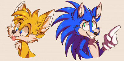 Sonic Prime] Tails and Alts by AnthonyAZXMN -- Fur Affinity [dot] net