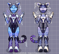 Protogen Adopt: Fae - Set Price (Closed) by CryptidCatCreations on