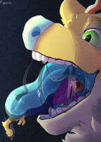 Suffocating tongue YCH
