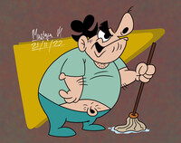 The Ol' Chubby Handyman In Colour