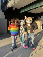 Mocha, Laine, and Roadie