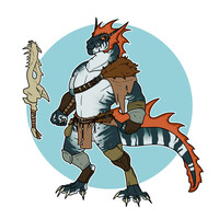 Lizard warrior (adopt)