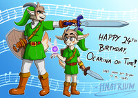 Ocarina of Time 24th birthday tribute