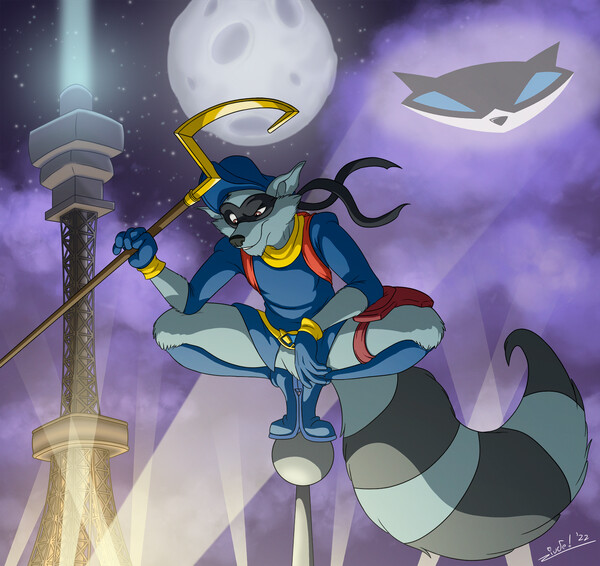 Smooth Racoon - Sly Cooper/Carmelita Fox TF TG 5/6 by tf-plaza