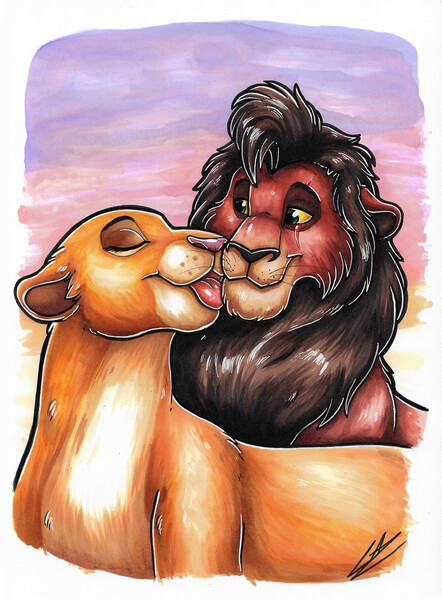 the lion king kiara and kovu in love