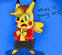 what is going on im turning into a pikachu
