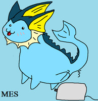 Vaporeon used Water Gun!...On a plugged in toaster..