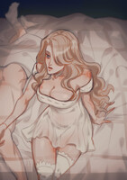 Depressive babygirl doodle