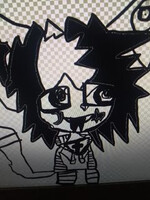 Emo kitty vampire Chibi I made for Totally_Not_Devi