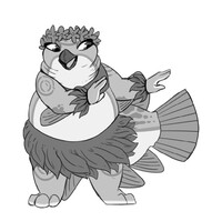 (For Me Commission) Hula Practice