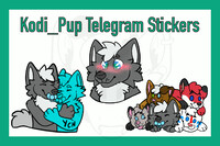 Kodi Pup - Telegram Stickers