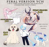 OPEN: Feral Version YCH