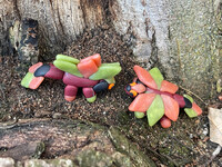 Creatures of crystal-wings