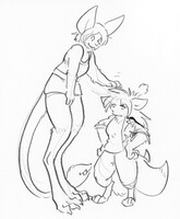 Tall mouse 📏🐭🦊