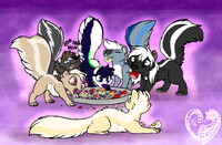 Skunk Lunch (By FelisRandomis)