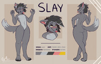 Reference sheet for Slayyterwolf