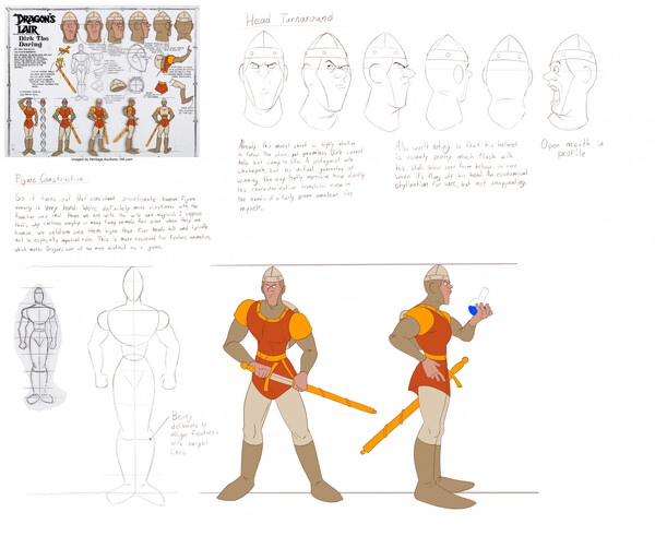 Piloting A Model Sheet Dirk The Daring By Zapapplecider Fur