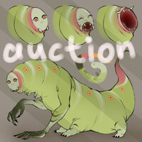 auction monstrous caterpillar (closed)