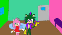 Movie Sonamy at sonic drive in by Wereboy-Ryan -- Fur Affinity [dot] net