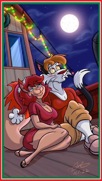 Christmas 2022 No2 - Holiday at sea by GearGades -- Fur Affinity